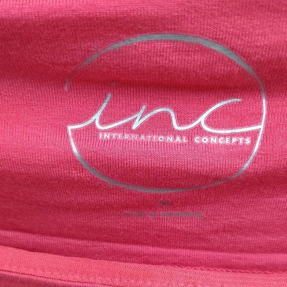 INC International Concepts Pink Short Sleeve T-Shirt - Picture 2 of 4